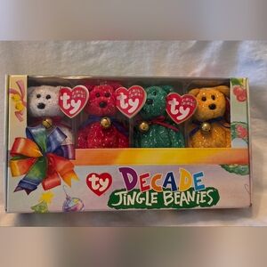 New In Box TY Beanie Babies "The Jingle Beanies Decade Collection"